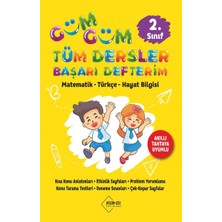 Düşün-Çöz Yayınları 2. Sınıf Güm Güm Tüm Dersler Başarı Defterim: Matematik-Türkçe-Hayat Bilgisi