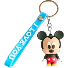 Sheker Home Mickey Mouse Silikon Anahtarlık - 2 Adet