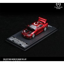 Time Micro Nissan Skyline Gt-R R34 Z-Tune Türkiye Özel Limitli Seri 1:64 Diecast Model Araba