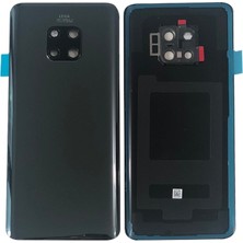 Huawei Mate 20 Pro Servis Arka Kapak Siyah Kamera Camlı Orijinal (Çıkma)