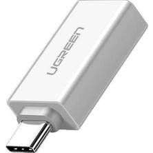 Ugreen USB 3.0 Type-C Dönüştürücü Adaptör, Beyaz