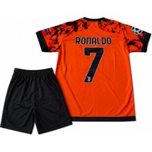 Candy Cup Yeni Sezon 2026/2027 Juventus Turuncu Ronaldo  Çocuk 2li Set