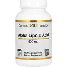 California Gold Nutrition, Alpha Lipoic Acid, 600 Mg, 120 Veg Capsules