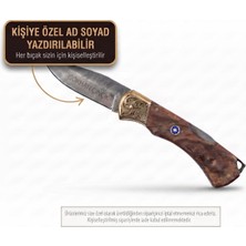 Bıçak Deposu Hamid Kişiye Özel Isim Yazılabilir Lazer Işlemeli Avcı Çakısı 20 cm