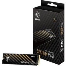 MSI Msı Spatıum M461 5000/4200MB/S Pcıe 4.0 2280 M2 Nvme SSD 2tb Harddısk