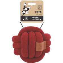 M-Pets Coto Red Ball 15CM Örgü Top Oyuncak