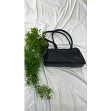 Epala Klasik Siyah Minimalist Omuz Çantası