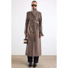 Olcay Mono Kapama Exclusive Uzun Kaban Latte 3175