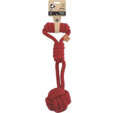 M-Pets Coto Red Tug Ball 36CM Örgü Oyuncak