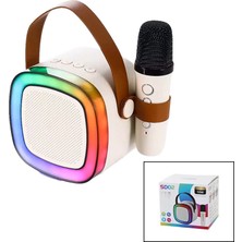 Eco Lounge Nostalji Mini Radyo Modelkaraoke Mikrofonlubluetooth Wireless Hoparlör- Speaker USB Şarjlı BX40