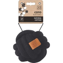 M-Pets Coto Black Ball 15CM Örgü Top Oyuncak