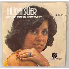 Barış Müzik Hülya Süer Bir Yiğit Gurbete Gitse - Ayşem 45 Lik Plak (1975 Orijinal Dönem Baskı)
