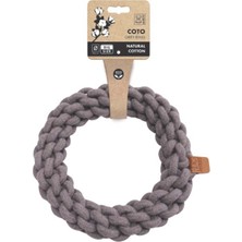 M-Pets Coto Grey Rıng 25CM Örgü Halka Oyuncak
