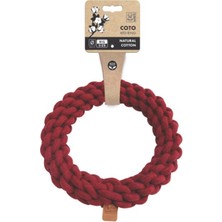 M-Pets Coto Red Rıng 25CM Örgü Halka Oyuncak