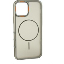 Bijuteri Net iPhone 14 Magsaff Kapak Kılıf - Gri