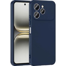 Tecno Spark 40 4g Uyumlu Zore Mara Lansman Kadife Iç Yüzeyli Mat Silikon Kılıf - Lyon Tech
