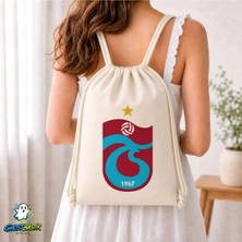 Ghostbastır Design Trabzonspor Büzgülü Keten Çanta C048