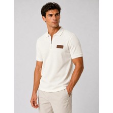Prolet Erkek Fermuarlı Waffle Polo T-Shirt