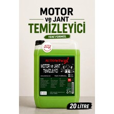 Auto Wiwax Motor ve Jant Temizleyici 20 L Konsantre Yağ ve Kir Sökücü Motor Temizleyici