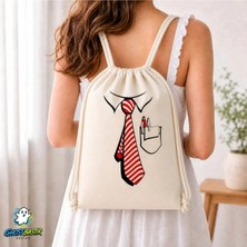 Ghostbastır Design Gravatlı Büzgülü Keten Çanta C103
