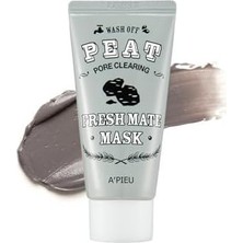 Gözenek Temizleyici Kil ve Kömür Maskesi 50ML Apıeu Fresh Mate Peat Mask (Pore Clearing)