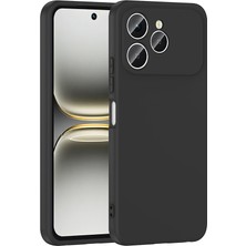 Tecno Spark 40 4g Uyumlu Zore Mara Lansman Kadife Iç Yüzeyli Mat Silikon Kılıf - Lyon Tech