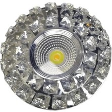 Eco Lounge 1 Adet Sunled 8202 Cam Spot Kasası 5W Beyaz Işık LED Çerçeveli Günışığı
