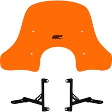 GP Kompozit Arora Cappucino 50 / 125 2019-2026 Uyumlu Ön Cam Turuncu - 42 cm