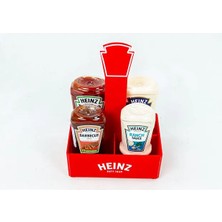 Heinz 4'lü Gurme Sos Seti (Ketçap, Creamy Mayonez, Barbekü Sos, Ranch Sos) + Kırmızı Sosluk Hediyeli Skt: 18.11.2026