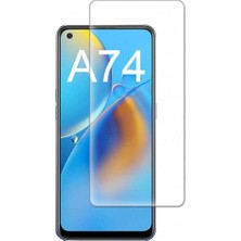 Zore A74 4g Zore Maxi Glass Temperli Cam Ekran Koruyucu, Şeffaf