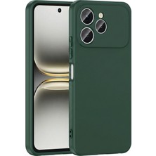 Tecno Spark 40 4g Uyumlu Zore Mara Lansman Kadife Iç Yüzeyli Mat Silikon Kılıf - Lyon Tech