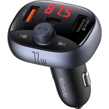 Mcdodo CC-5950 Cargo Serisi 72W Bluetooth Fm Vericili Araç Içi Çakmaklık Şarj Cihazı