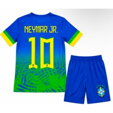 Mmt Spor Brasil Neymar 10 Numara Özel Konsept Çoçuk Forması 2 Li Set