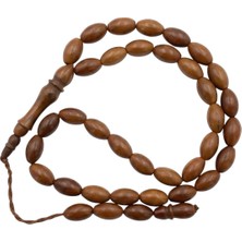 Saul. 33'lük Kuka Tesbih - 6X11 mm Arpa Kesim, Orjinal Kuka, El Işçiliği, Sistemli Püsküllü