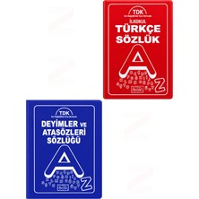 Parıltı Yayınları Ilkokul Türkçe Sözlük Deyimler ve Atasözleri 2'li Sözlük Seti(Biala Kapak) Tdk Son Değişiklikler Esas Alınmıştır
