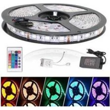 Eco Lounge LED Işık Beyaz Renk 5 Metre 12 Volt Uzaktan Kumandalı Enerji Tasarruflu Şerit - Diğer Batarya Türü