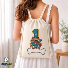 Ghostbastır Design Paw Patrol Büzgülü Keten Çanta C224