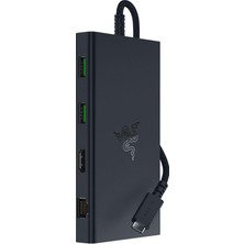 Razer Usb-C Dock - Hdmı, Gigabit Ethernet, 3,5 mm Ses Bağlantı Noktası, Usb-A ve -C ile 11 Bağlantı