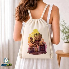 Ghostbastır Design Groot Büzgülü Keten Çanta C105