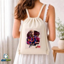 Ghostbastır Design Lamine Yamal Büzgülü Keten Çanta C172