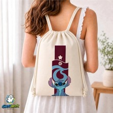 Ghostbastır Design Trabzonspor Büzgülü Keten Çanta C051