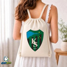 Ghostbastır Design Kocaelispor Büzgülü Keten Çanta C147