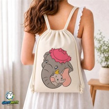 Ghostbastır Design Dumbo Büzgülü Keten Çanta C082
