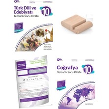 Palme Yayınevi 10.sınıf Edebiyat Coğrafya Tematik Soru Bankası -Maarif Model 2027+TYT Deneme+Telefon Tutucu