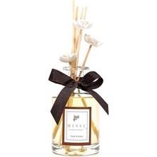 200 ml Silindir Şişe Bambu Çubuklu Dark Amber Oda Kokusu