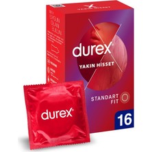 Durex Yakın Hisset Standart Fit Ince Prezervatif