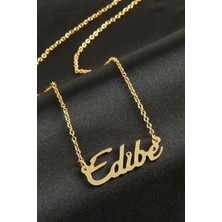 Bijuteri Net Edibe Isimli Kolye (Kişiye Özel) - Sarı