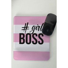 Hediyesepeti #girlboss Tasarımlı Mouse Altlığı