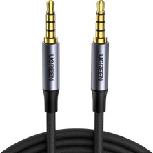 Ugreen 3.5mm Hi-Fi Erkek To Erkek Trrs Aux Ses ve Mikrofon Kablosu 2 Metre