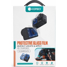 Coteci INSTA360 Ace Pro Uyumlu Temperli Cam Ön Ekran + Arka Ekran + Lens Koruyucu Seti